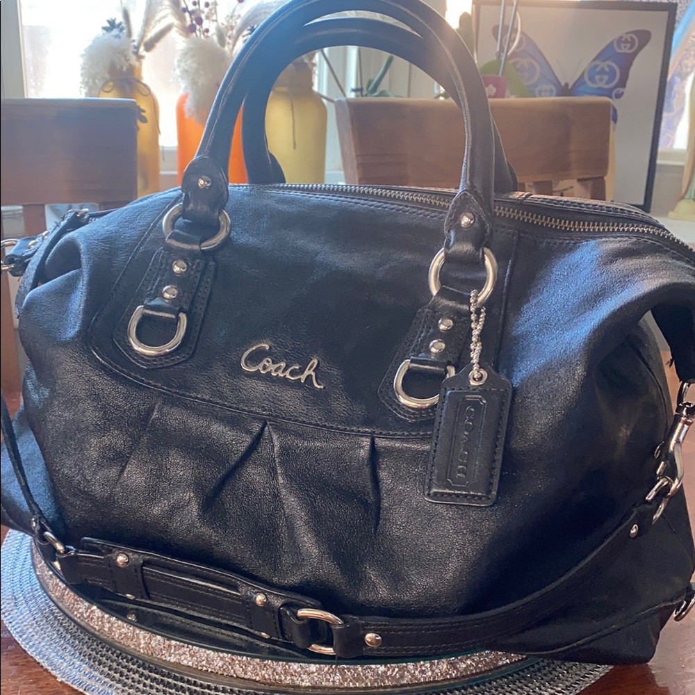 Coach Black Satchel Bag